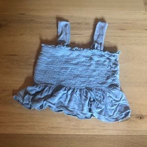 Urban outfitters blue crop tank top